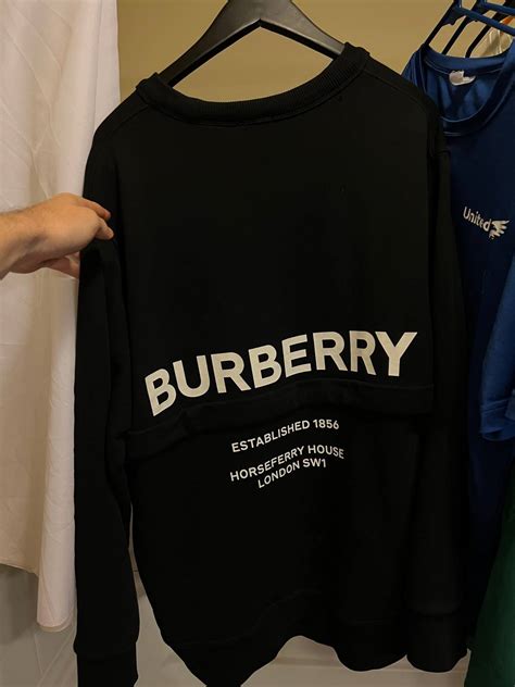 burberry crewneck grailed